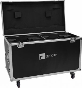 Roadinger Flightcase 2x DMH-640 with wheels