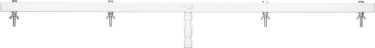 Eurolite Cross Beam Q3W with TV spigot white