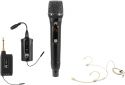 Omnitronic Set FAS TWO + Dyn. Wireless Microphone + BP + Headset 660-690MHz