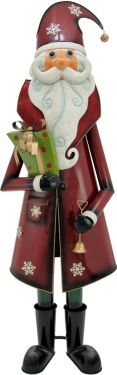 Europalms Santa Claus, Metal, 195cm, red