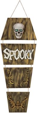 Europalms Halloween Ghost Coffin, animated 150cm