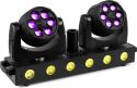 Diskolys & Lyseffekter, Fuze Twin LED Wash Moving Head Bar