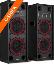 SPK-210 PA Active Speaker Set 2 x 10” BT "C-STOCK"