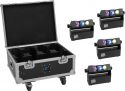 Sortiment, Eurolite Set 4x AKKU MBT-3 Spot MK2 + Flightcase with wheels and charging function