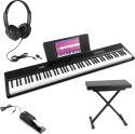 Digital Piano RhapsodyDP88 med bænk, pedal og hovedtelefon - Komplet pakketilbud!