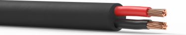 RX13 Speaker cable Round 2 x 1.5mm² black 305m