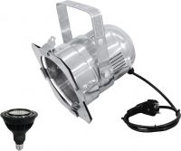 Eurolite Set PAR-38 Spot sil + PAR-38 230V COB 18W E-27 LED 1800-3000k dim2warm