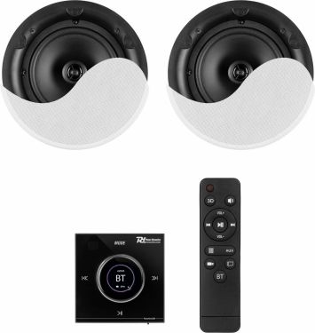 Powerline B50BSet In-Wall Audio Amplifier with 2 Ceiling Speakers