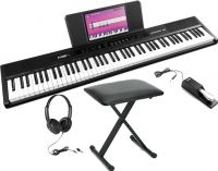 Digital Piano RhapsodyDP88 med bænk, pedal og hovedtelefon - Komplet pakketilbud!