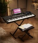 Junior Keyboard Mega Sæt, Pakketilbud: 61 Tang., Hovedtelefon, Mikrofon, Stativ, Bænk, mm (7-11 år) Junior Keyboard Mega Sæt, Pakketilbud: 61 Tang., Hovedtelefon, Mikrofon, Stativ, Bænk, mm (7-11 år)