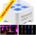 Diskolys & Lyseffekter, BBP90W Batteri Uplight Par 4x 4W Hvid