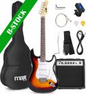 Musikkinstrumenter, Electric Guitar Pack incl. Amplifier - Sunburst "B-STOCK"