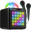 KAR15B Karaoke Speaker with 2 microphones Black