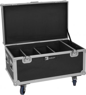 Roadinger Flightcase 4x Multiflood IP 8x10W RGBW Wash