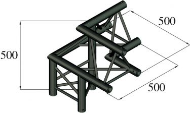 Alutruss TRILOCK S-PAL-32 3-way Corner /\\ left