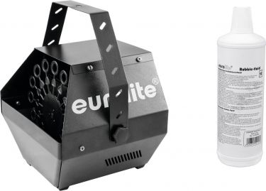 Eurolite Set B-100 Bubble Machine black DMX + Bubble Fluid 1l