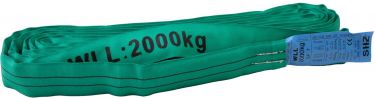 SHZ Round Sling 3m, max. Load 2000KG according to EN 1492-2 SF7 green