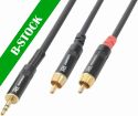 Cable 3.5 Stereo- 2xRCA Male 6.0m "B-STOCK"