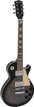 Dimavery LP-750 Electric Guitar, Translucent gray blackburst