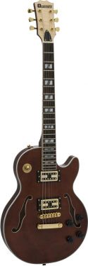 Dimavery LP-600 Electric Guitar, brown