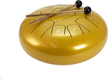 Dimavery TD-12 Steel Tongue Drum, gold