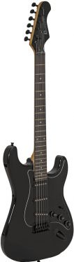 Dimavery ST-203 Electric Guitar, gothic black