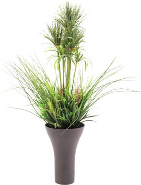 Europalms Mixed Grass bush, artificial, 90cm
