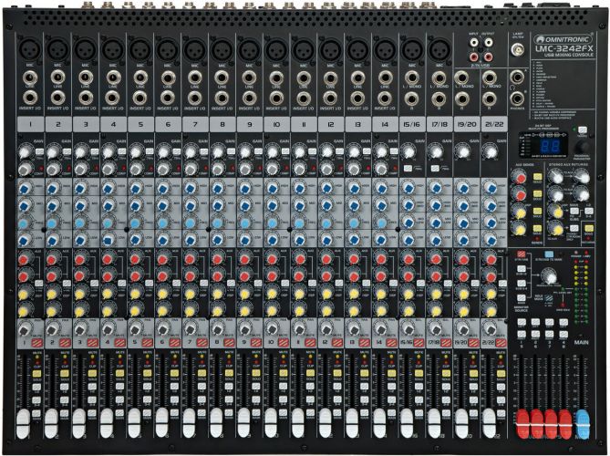 Omnitronic LMC-3242FX USB Mixing Console