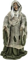 Halloween Dekoration, Animeret Figur med Lys- og Lydeffekter, Heks, 145cm