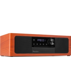 Lunata Premium All-in-One Music System Cherry TILBUD NU