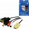 LogiLink - HDMI konverter kabel - HDMI til VGA m. audio + USB (2m) Sort LogiLink - HDMI konverter kabel - HDMI til VGA m. audio + USB (2m) Sort