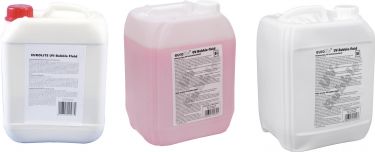 Eurolite Set 3x UV Bubble Fluid 5l yellow + red + blue