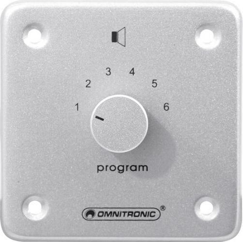 Omnitronic PA Program Selector mono sil