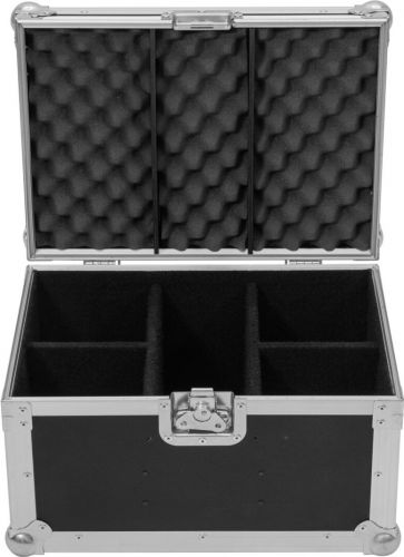 Roadinger Flightcase 4x SILENT PAR 6 QCL FLOOR