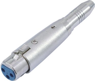 Omnitronic Adapter XLR(F)/Jack(F) mono