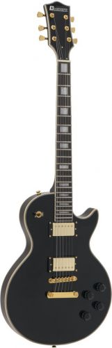 Dimavery LP-530 Electric Guitar, black/gold