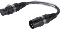 SOMMER CABLE Adapter Cable 3-pin XLR(M)/5-pin XLR(F) bk