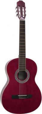 Dimavery AC-303 Classical Guitar, red