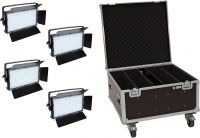 Eurolite Set 4x LED PLL-480 CW/WW Panel + Case