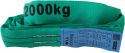 Diverse, SHZ Round Sling 2m, max. Load 2000KG according to EN 1492-2 SF7 green