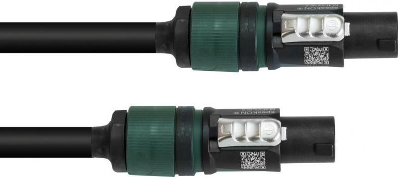 PSSO Speaker cable Speakon 4x2.5 0.5m bk