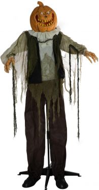 Europalms Halloween Figure Pumpkin Man, animated, 170cm