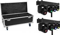 Eurolite Set 2x LED TMH Bar S120 + Case with wheels