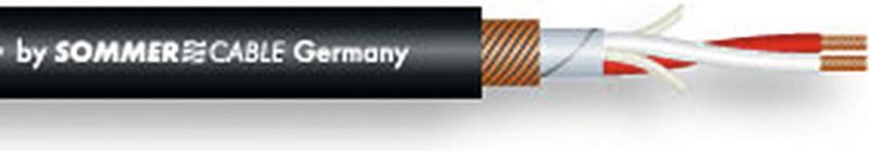 SOMMER CABLE DMX Cable 2x0.34 100m bk BINARY 234