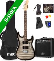 GigKit Electric Guitar Pack Quilted Style Black "B-STOCK"