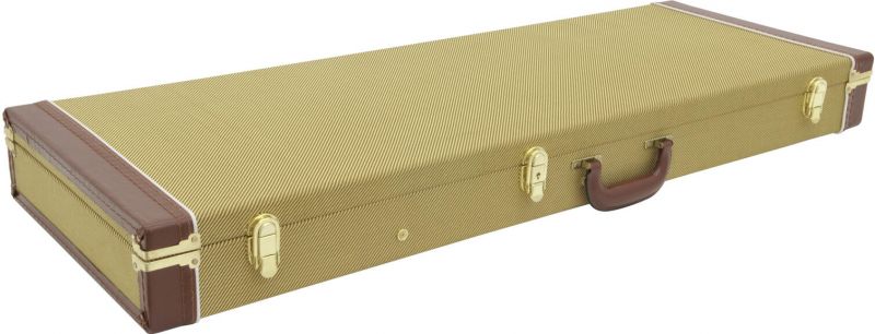 Dimavery Wooden Case for E-Guitars, tweed