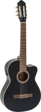 Dimavery CN-600E Classical Guitar, black