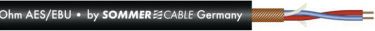 SOMMER CABLE Microphone Cable AES/EBU 2x0.14 100m bk SC-Micro-Stage