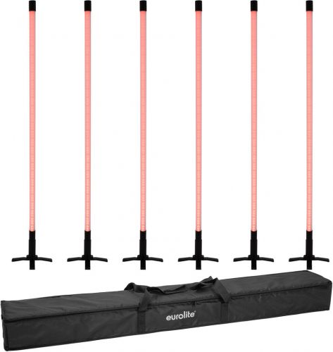 Eurolite Set 6x LED Neon Stick 134cm RGB + Soft Bag