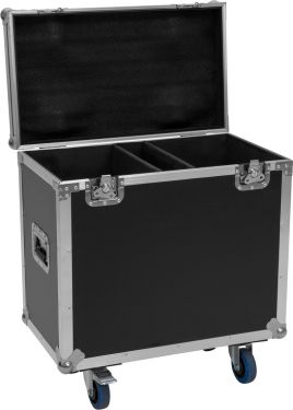 Roadinger Flightcase 2x IP TMH-H420 with wheels